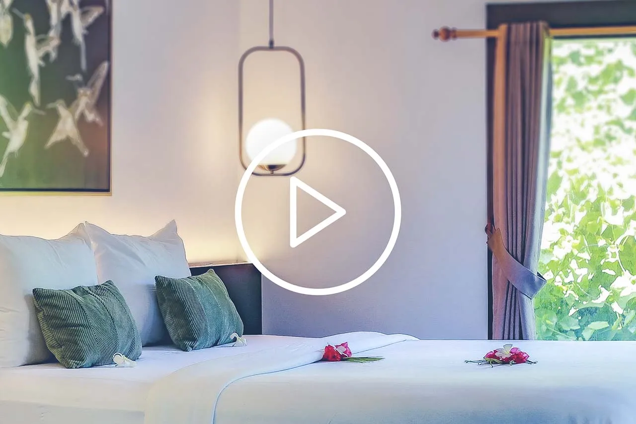 Private accommodation at Padang Padang Surf Camp
